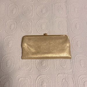 HOBO brand Gold Lauren Clutch-Wallet (EUC)